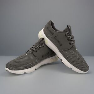 New Sperry 7-Seas 3-Eye Women's 7.5 M Gray Mesh Boat Shoes Water Ready STS98968